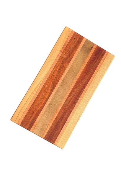 Hand Crafted Tasmanian Timber Cutting Board 12 - Sassafras, Celery Top Pine & Blackwood - Lovingly Handmade by Mr Minty's Brother - 41x22.5xH3cm