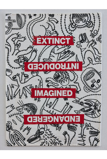 Paul O'Connor - Imagined Tea Towel - Digital print, cotton/linen blend, made in Australia - 65x47cm - Limited edition of 12