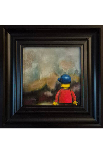 Garth Nichol - Morning Walk, 2025 - Oil on dibond - 50x50cm framed