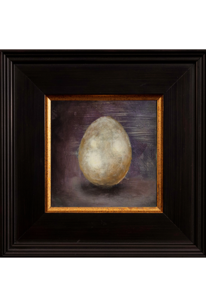 Garth Nichol - Chintz, 2025 - Oil on dibond - 18x18cm framed