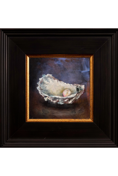 Garth Nichol - Pale Petticoat, 2025 - Oil on dibond - 18x18cm framed