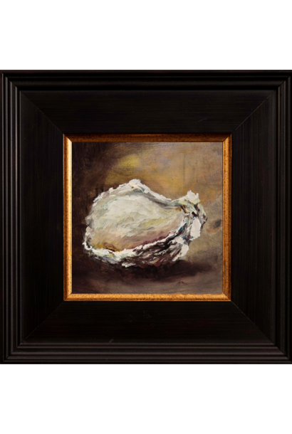 Garth Nichol - Ecru 2, 2025 - Oil on dibond - 18x18cm framed