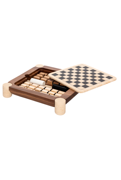 Giobagnara - Mocambo Chess / Draughts Game set - Italy
