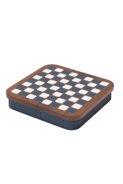 GIOBAGNARA - Delos Wood Chess Set with Leather Base