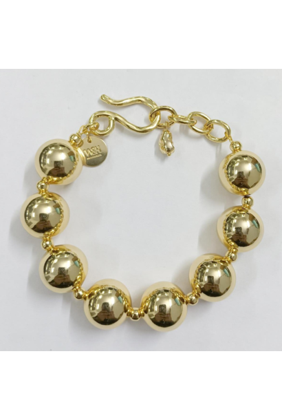 WILFRID & HEATH -  Cleo Bracelet - 18kt Gold Plated Brass