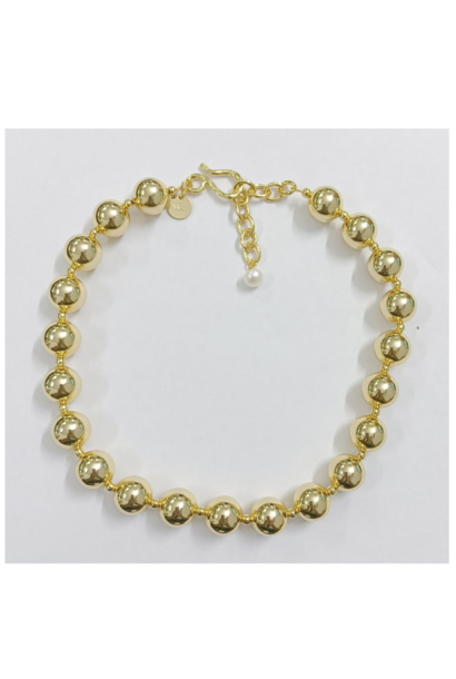 WILFRID & HEATH -  Cleo Necklace - 18kt Gold Plated Brass