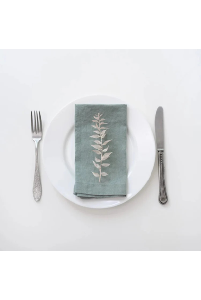 Linen Napkin - 100% Washed Linen - Set of 2 -