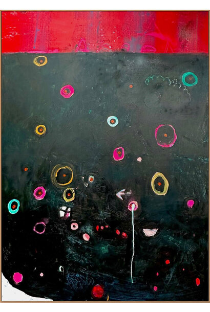 Harold David - She Precipice, 2025 - Mixed media on canvas - 190x137cm framed