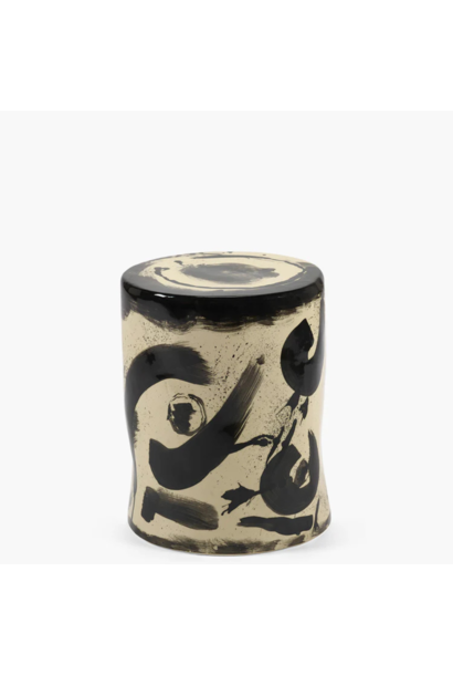 Serax - Pawn SIDE TABLE by Marie Michielssen - 06 Black Sophia Pawn - Black - D27 x H34cm