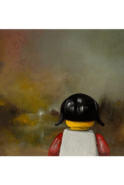 Garth Nichol - Jesse, 2025 - Oil on board - 33x33cm framed