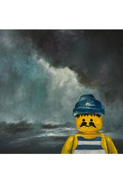 Garth Nichol - William, 2025 - Oil on board - 33x33cm framed