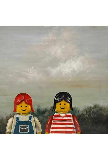 Garth Nichol - Tree Change, 2025 - Oil on board - 43x43cm framed