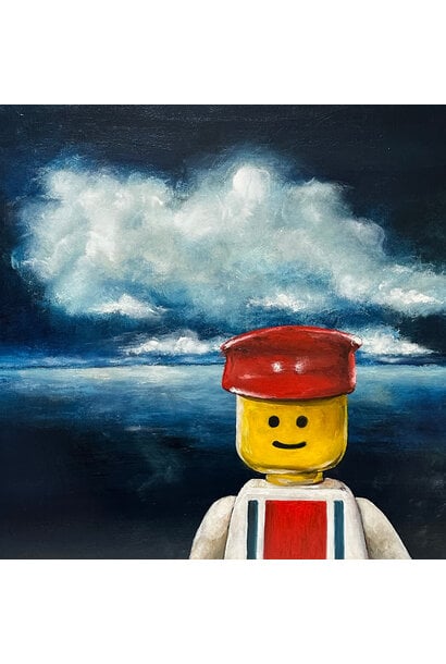 Garth Nichol - Alex, 2025 - Oil on board - 43x43cm framed
