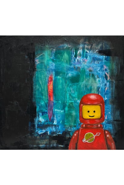 Garth Nichol - Modern Art?, 2025 - Oil on board - 68x73cm framed
