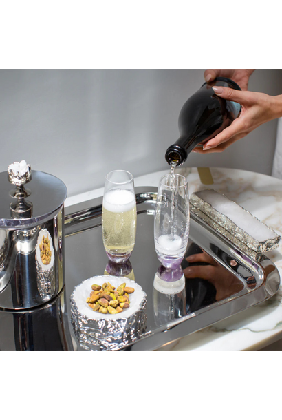 Anna New York - Hospitality Ice Bucket - Silver with Crystal