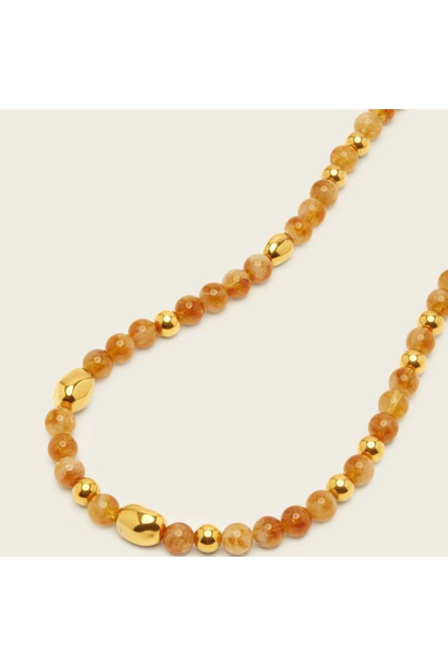 SPIRITUS STONES - PRIMAL LIGHT COLLECTION - Primal Radiance Necklace with Citrine