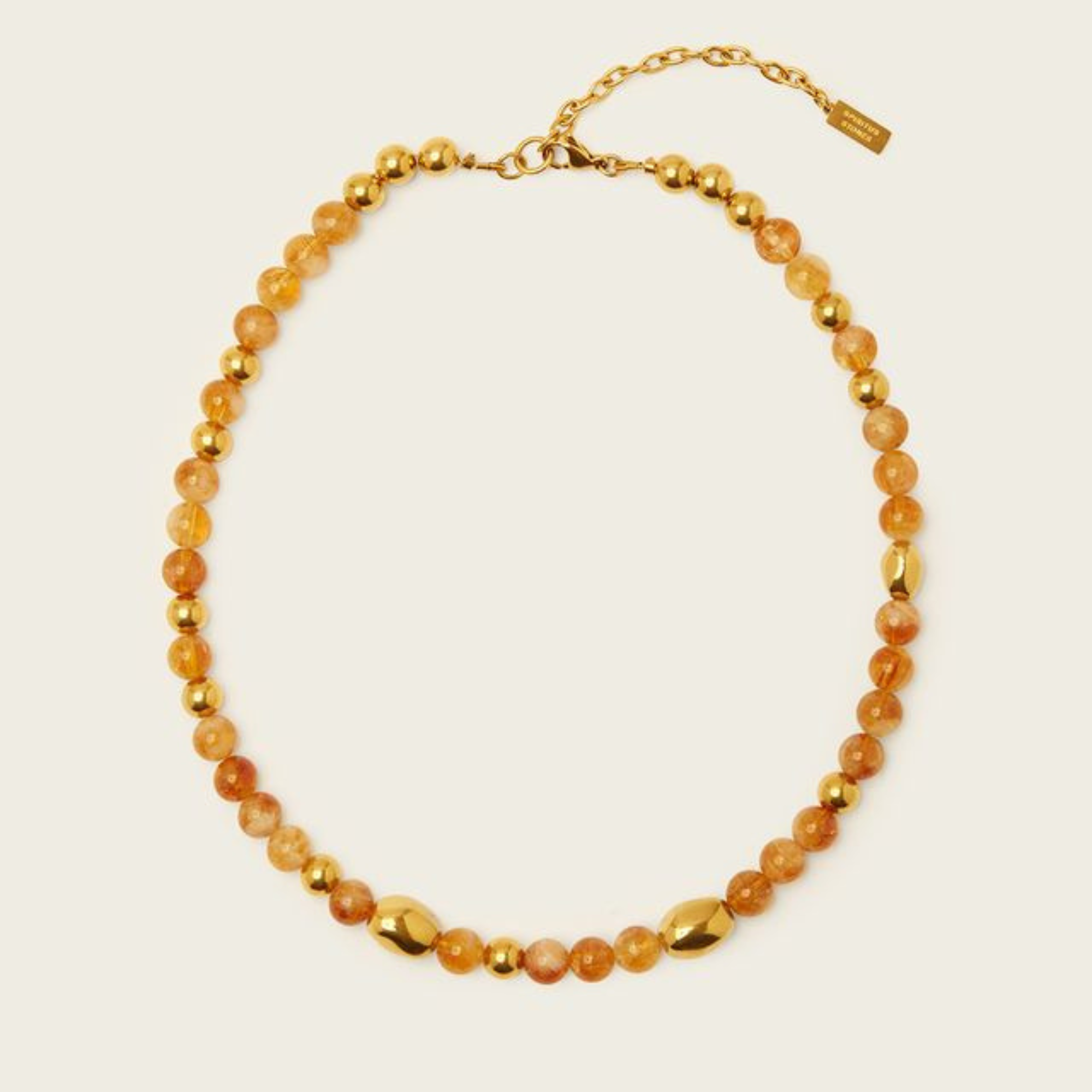 SPIRITUS STONES - PRIMAL LIGHT COLLECTION - Primal Radiance Necklace with Citrine-2