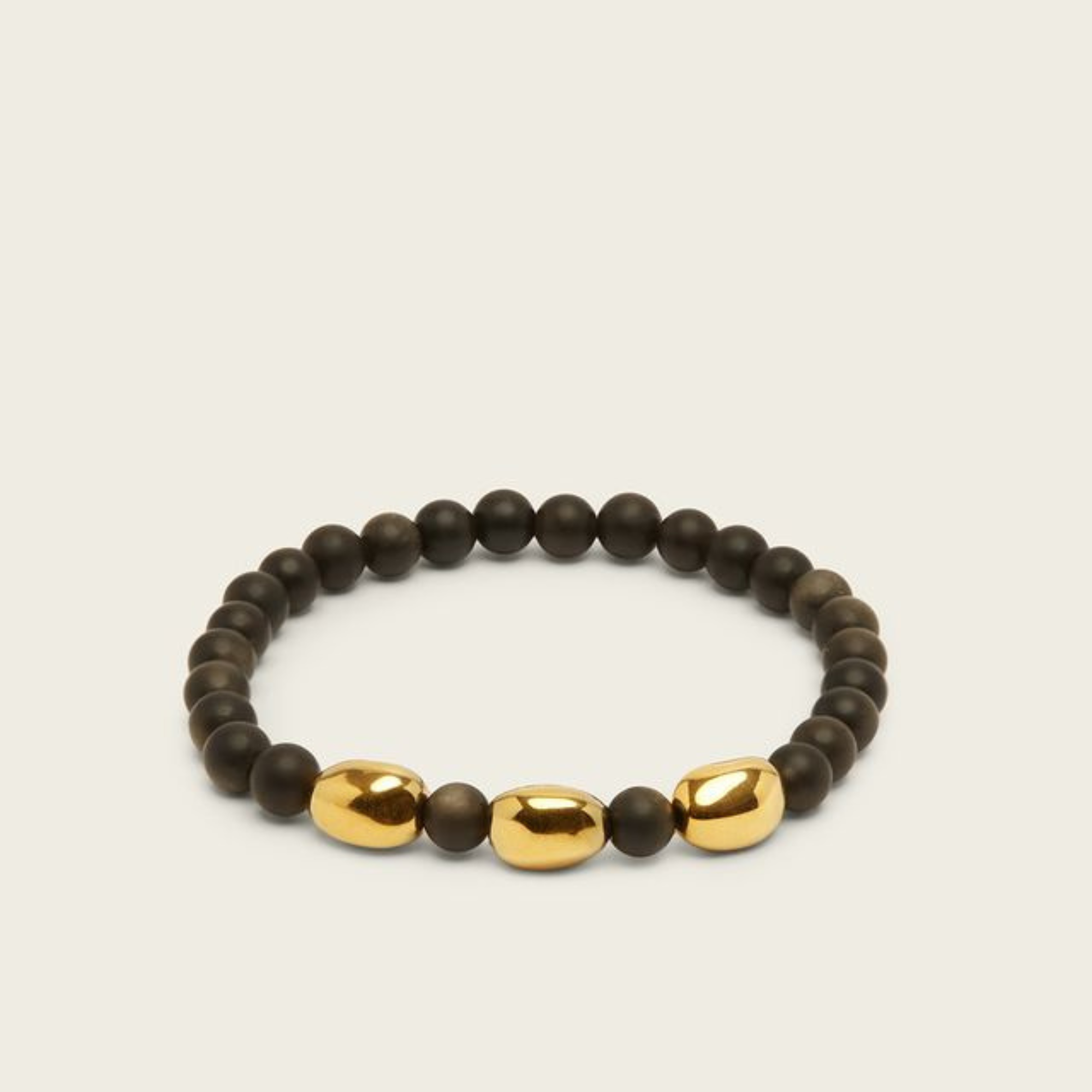 SPIRITUS STONES - PRIMAL LIGHT COLLECTION - True Spirit Bracelet with Obsidian-1