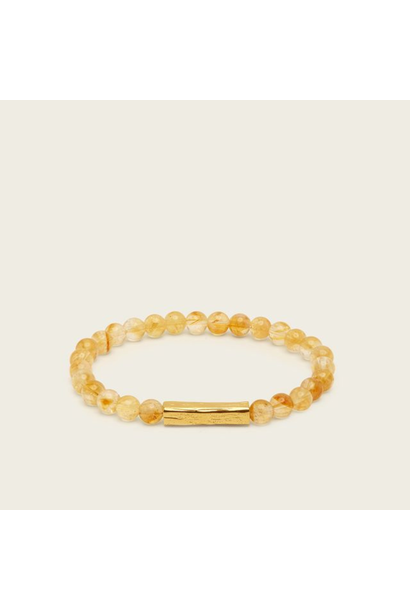 SPIRITUS STONES - PRIMAL LIGHT COLLECTION - Primal Radiance Bracelet with Citrine