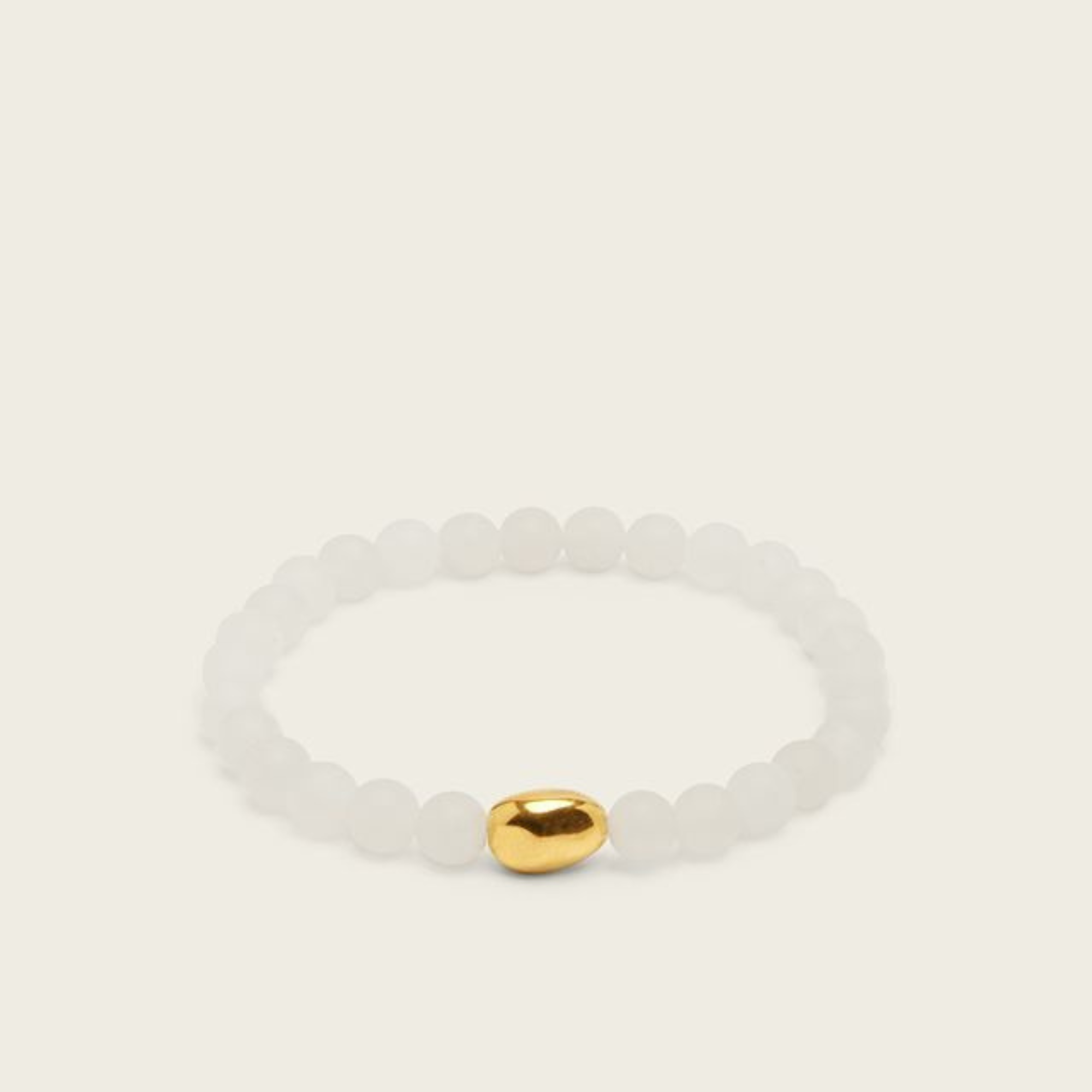 SPIRITUS STONES - PRIMAL LIGHT COLLECTION - Primal Peace Bracelet with White Jade-1