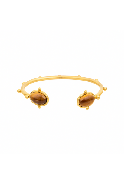 Sylvia Toledano - Holis Cuff -  Tigers Eyes - Paris