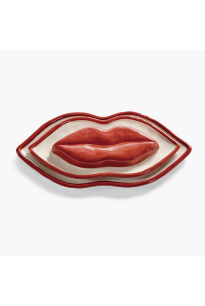 Serving Dish Lips set of 3 - Serax x Wouters & Hendrix Les Objets Mouleversants Collection