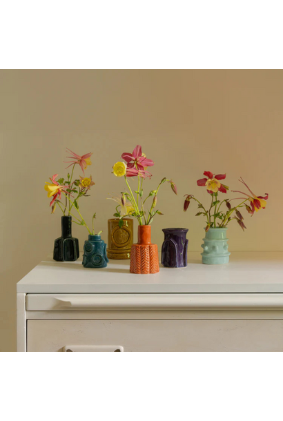 Glazed Molly Vases Set of 6 Assorted colours - Serax x Marie Michielssen