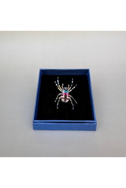 Trovelore - Jewel Tarantula Embellished Brooch - Handmade in India in Small Batches by Artisan