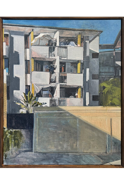 Margaret McIntosh - Close Quarters, 2025 - Oil on canvas - 57x47cm framed
