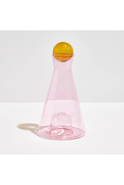 FAZEEK - Vice Versa Carafe - Pink & Amber