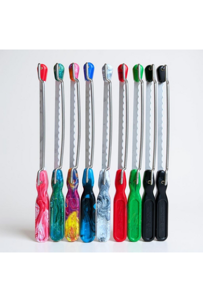 Recycled Plastic Adjustable Bread Knife - Made in Australia