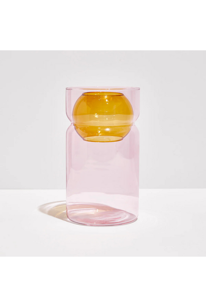 FAZEEK - Balance Vase - Pink & Orange