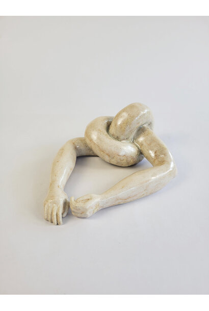 Iole McLachlan - My Hands Are Tied, 2025 - Glazed stoneware - 8.5x15x20cm