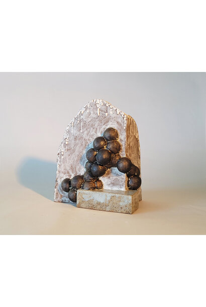 Iole McLachlan - Botryoidal Mountain, 2025 - Glazed stoneware - 31.5x26.5x20cm