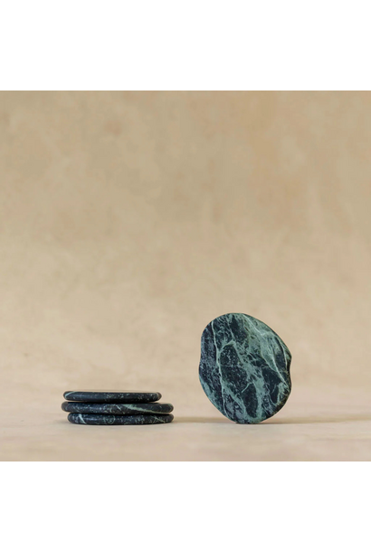 Co Theory - Anchor Stone Coasters - Verde Alpi - Set of 4