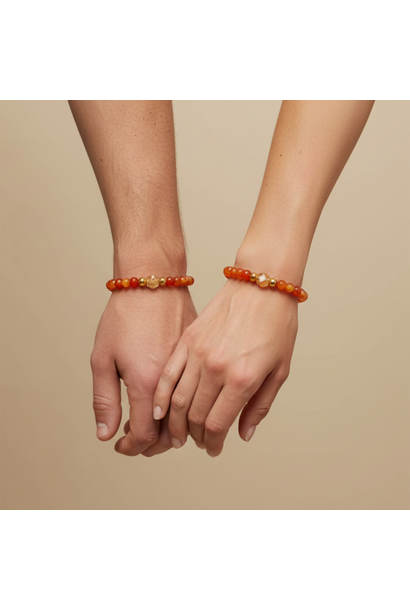 SPIRITUS STONES - FIRE HORSE BRACELET WITH CITRINE & CARNELIAN