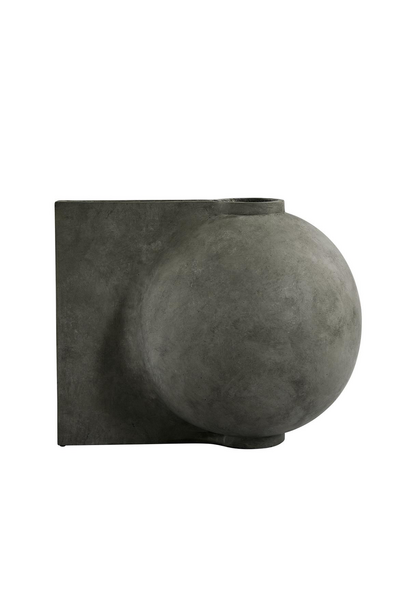 101 Copenhagen - Offset Vase, Big - Dark Grey - 60x45x48 cm