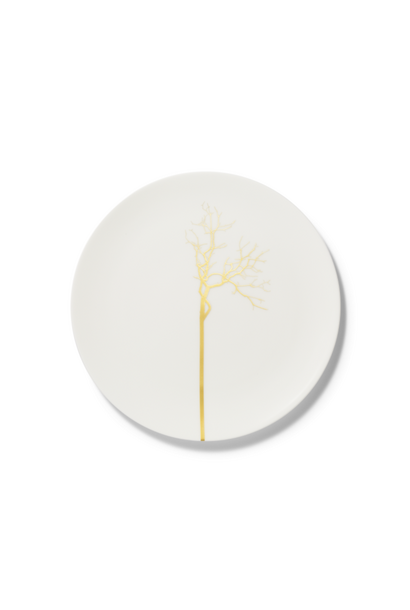 Dibbern - Dinner Plate Golden Forest 24kt Gold - 26cm - Germany
