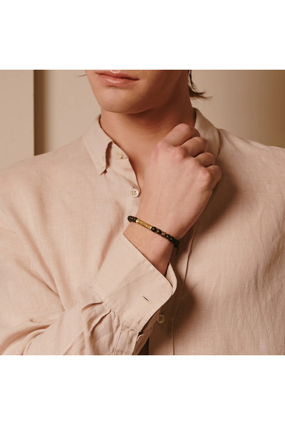SPIRITUS STONES - PRIMAL LIGHT COLLECTION - Primal Transformation Bracelet with Obsidian