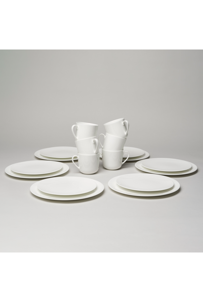 Dibbern - Pure - Brunch Set 18pcs - Fine Bone China - Germany