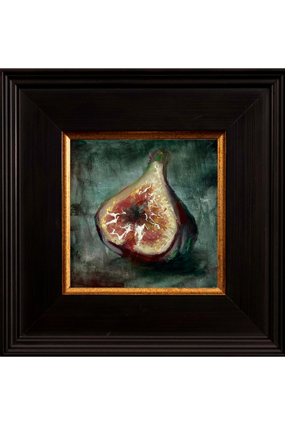 Garth Nichol - Modesty, 2026 - Oil on dibond - 18x18cm framed