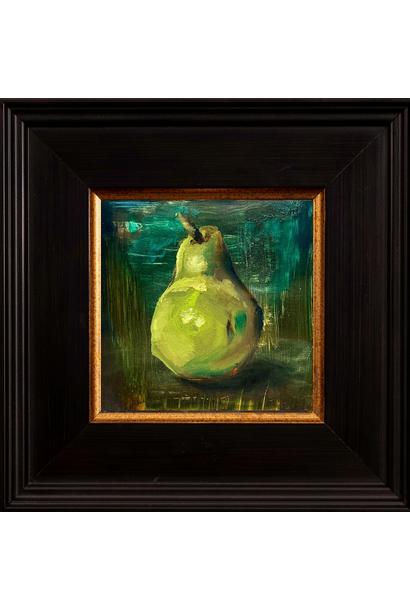 Garth Nichol - Picturebook Green, 2026 - Oil on dibond - 18x18cm framed