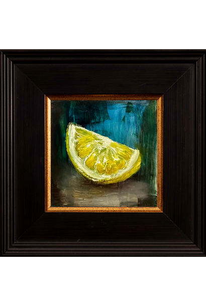 Garth Nichol - Birdseed, 2026 - Oil on dibond - 18x18cm framed