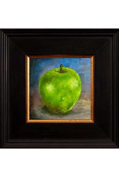 Garth Nichol - Blade Green, 2026 - Oil on dibond - 18x18cm framed