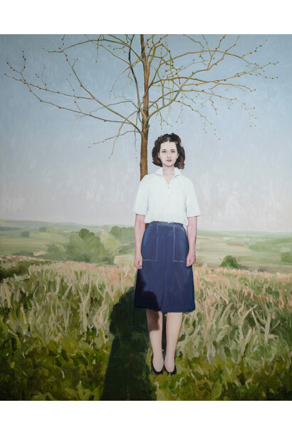 James King - Beneath her branches, 2026 - Oil on linen - 152.5x122cm
