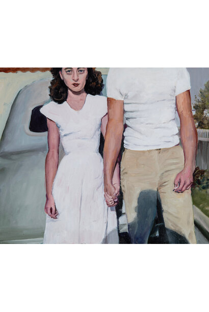 SOLD - James King - Inseparable, 2026 - Oil on board - 25x30cm