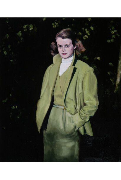 James King - Secret garden, 2026 - Oil on linen, mounted on board - 30x25cm