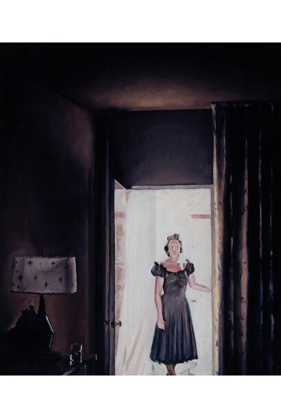 James King - Threshold, 2026 - Oil on linen, mounted on board - 30x25cm