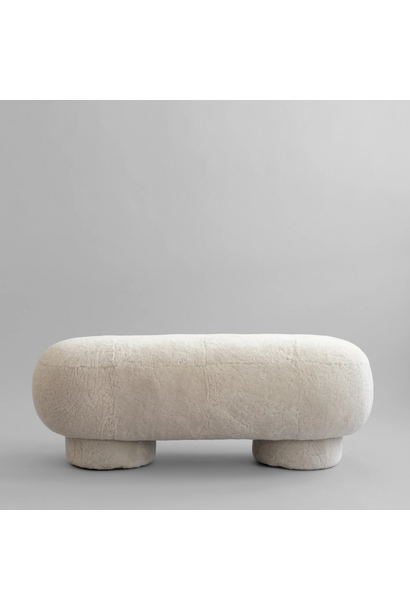 101 Copenhagen - Big Foot Bench - Sandshell Sheepskin