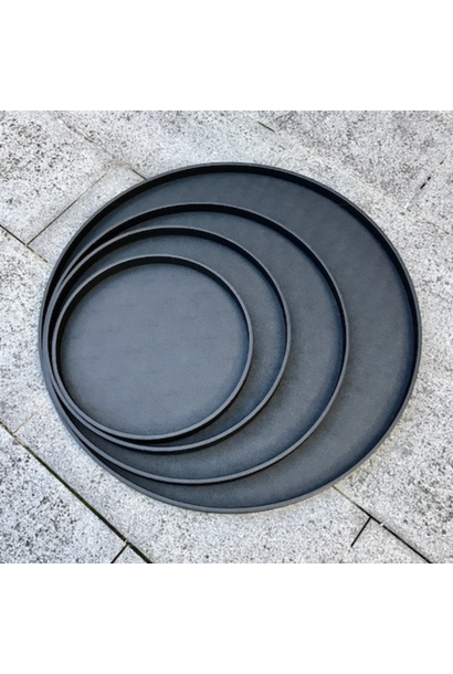 Giobagnara - Polo Utopia Round Tray - Printed Calfskin Golf Leather - Italy